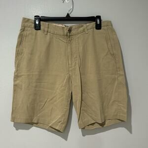 Tommy Bahama Chino Shorts Silk Size 33 Color is  Tan